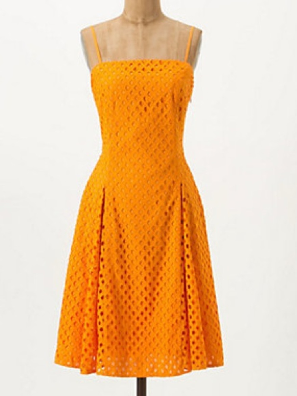 Anthropologie Maeve Lasse Eyelet Strapless Dress - Picture 3 of 6